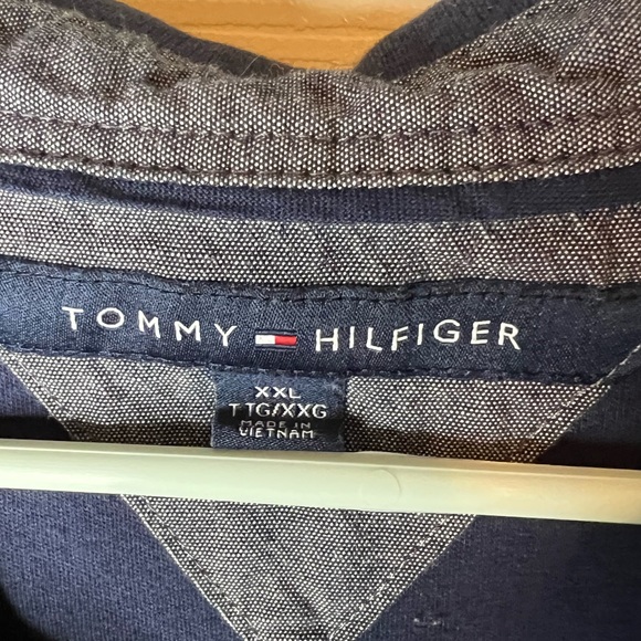 Tommy Hilfiger Short Sleeve Blue Polo Sz XXL - Picture 2 of 3